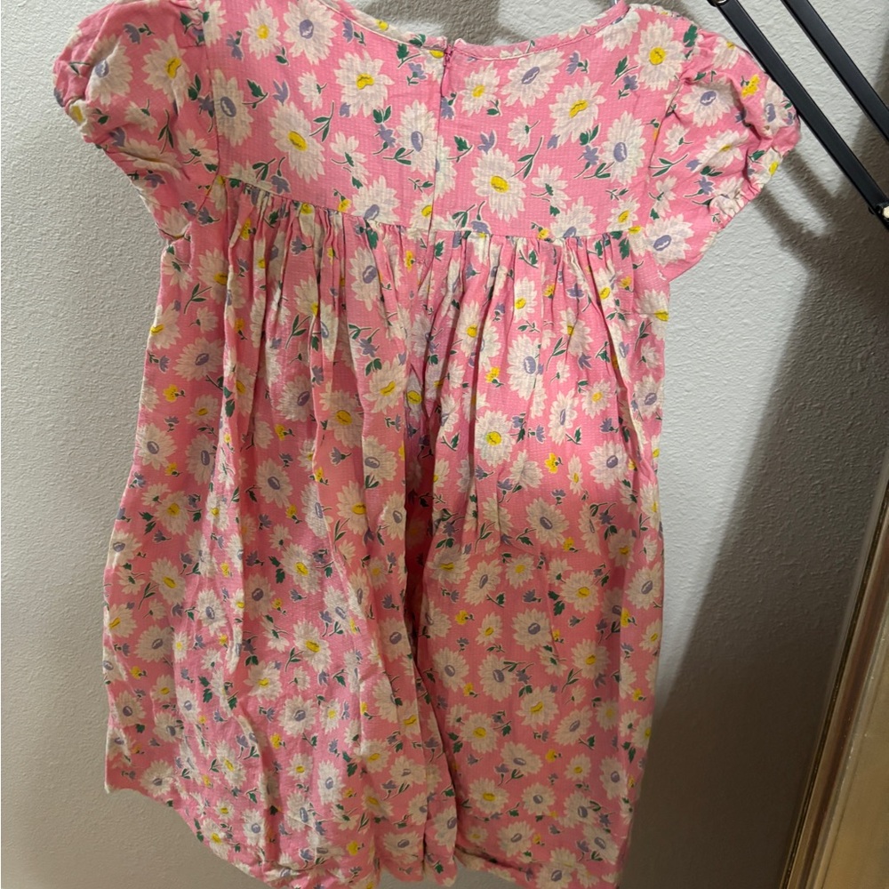 Mini Boden Pink Floral Dress - Picture 4 of 4